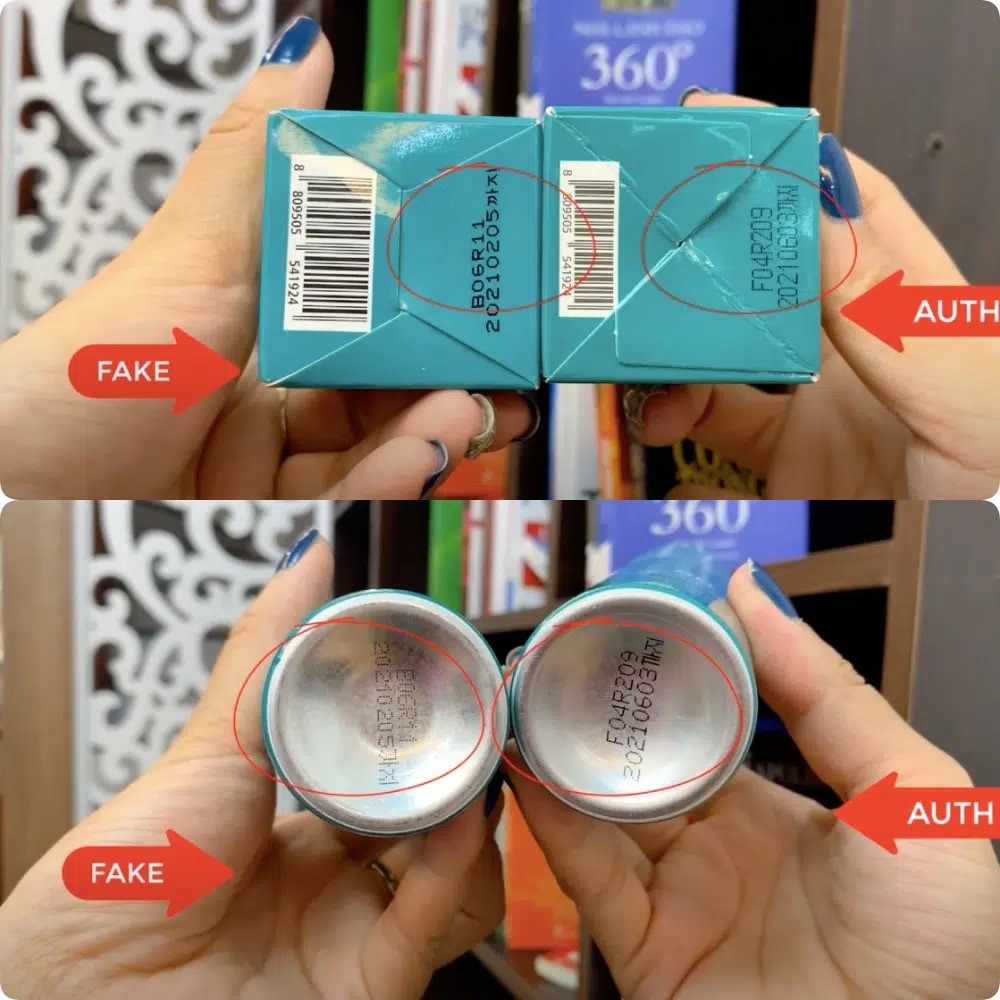 kem chống nắng maycreate thật giả