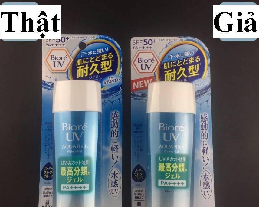 phân biệt kem chống nắng biore thật giả