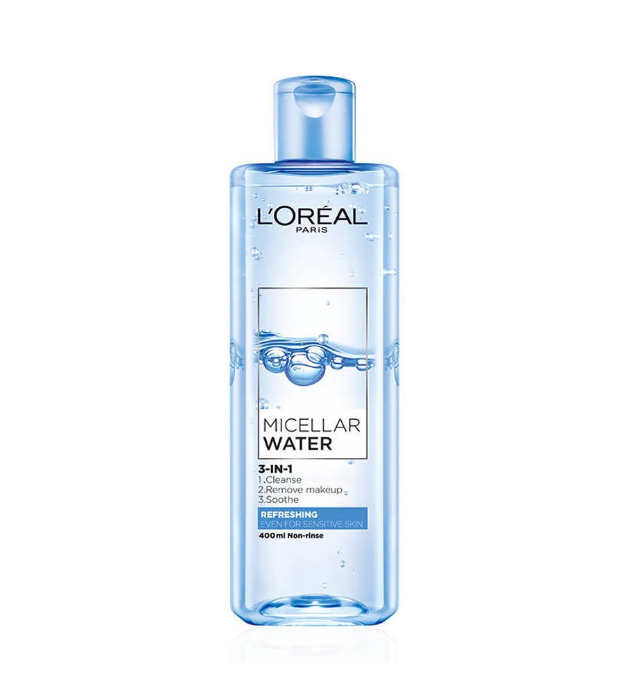 Nước Tẩy Trang Cho da dầu mụn L’oreal Paris Micellar Water 3 in 1 Refreshing