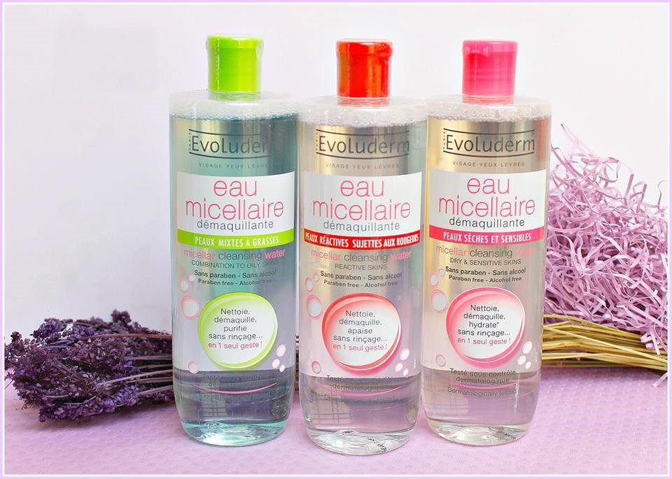review nước tẩy trang evoluderm