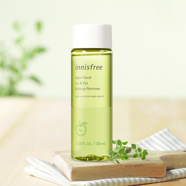 Tẩy trang mắt môi Innisfree Apple Seed Lip & Eye Remover