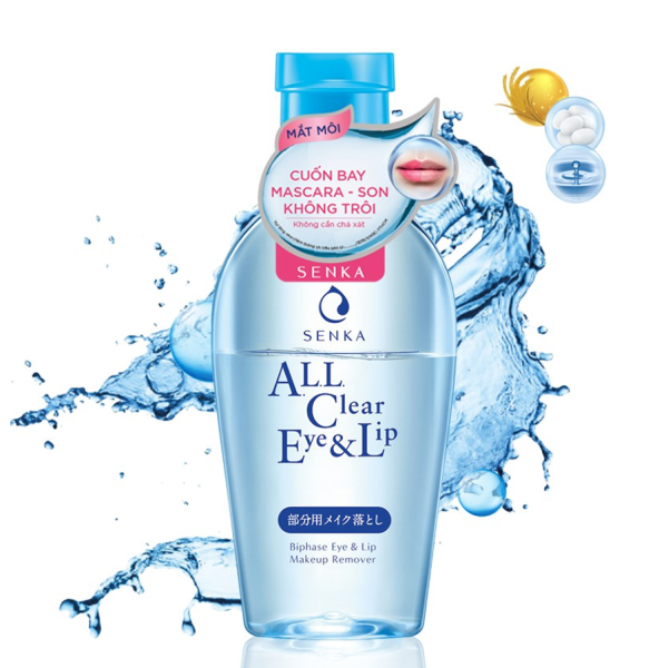 Nước Tẩy Trang Mắt Môi Senka All Clear Eye & Lip