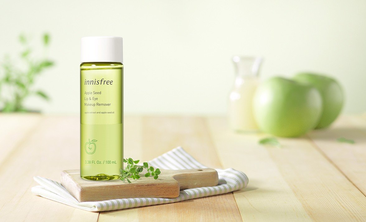 Tẩy trang mắt môi Innisfree Apple Seed Lip & Eye Remover