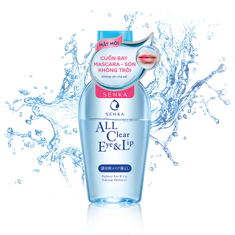 Nước Tẩy Trang Mắt Môi Senka All Clear Eye & Lip