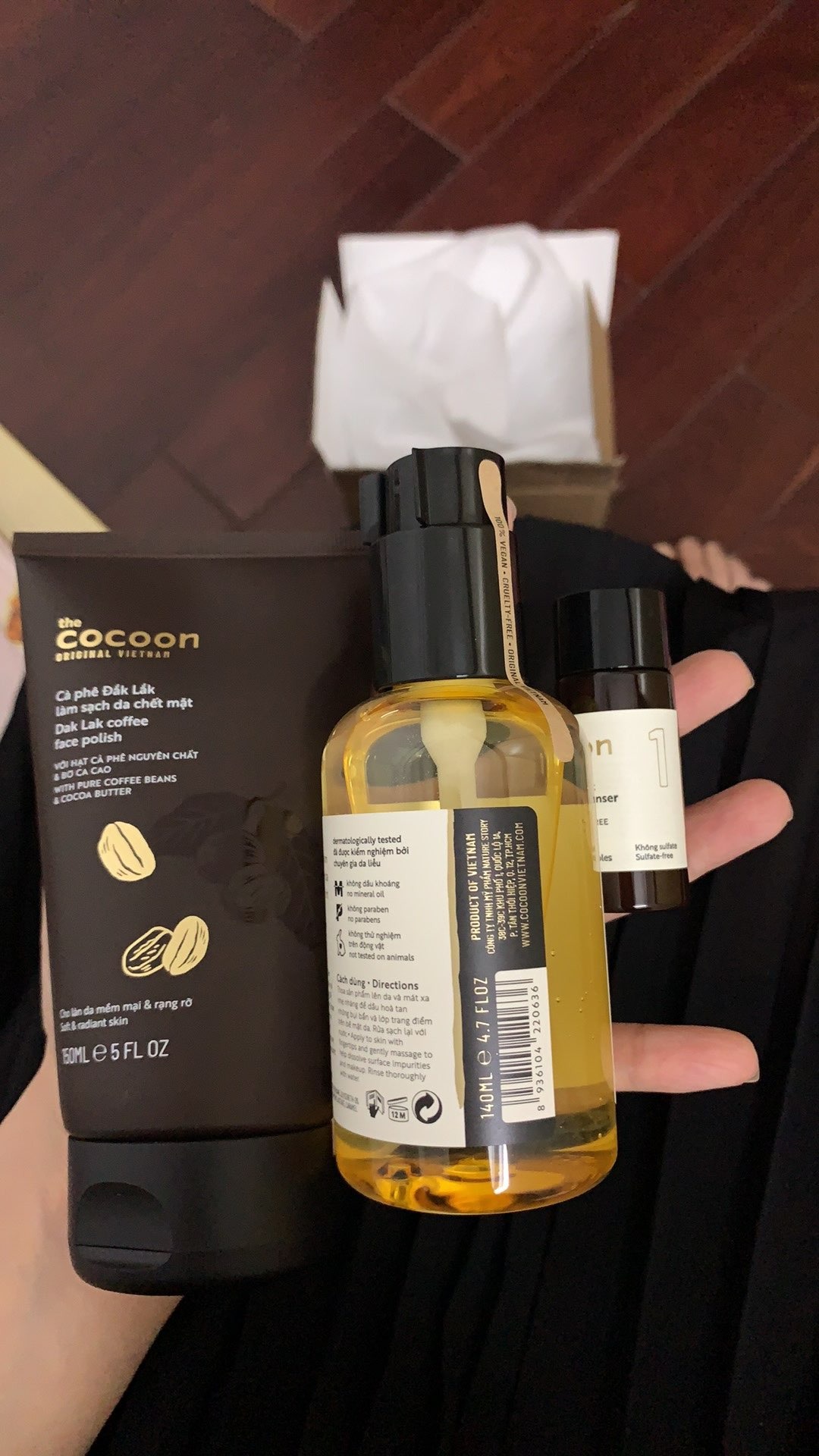 dầu tẩy trang cocoon review