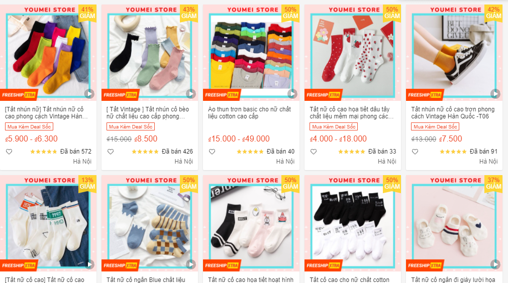 shop phụ kiện dễ thương