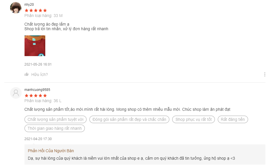 shop bán đồ 2hand trên Shopee