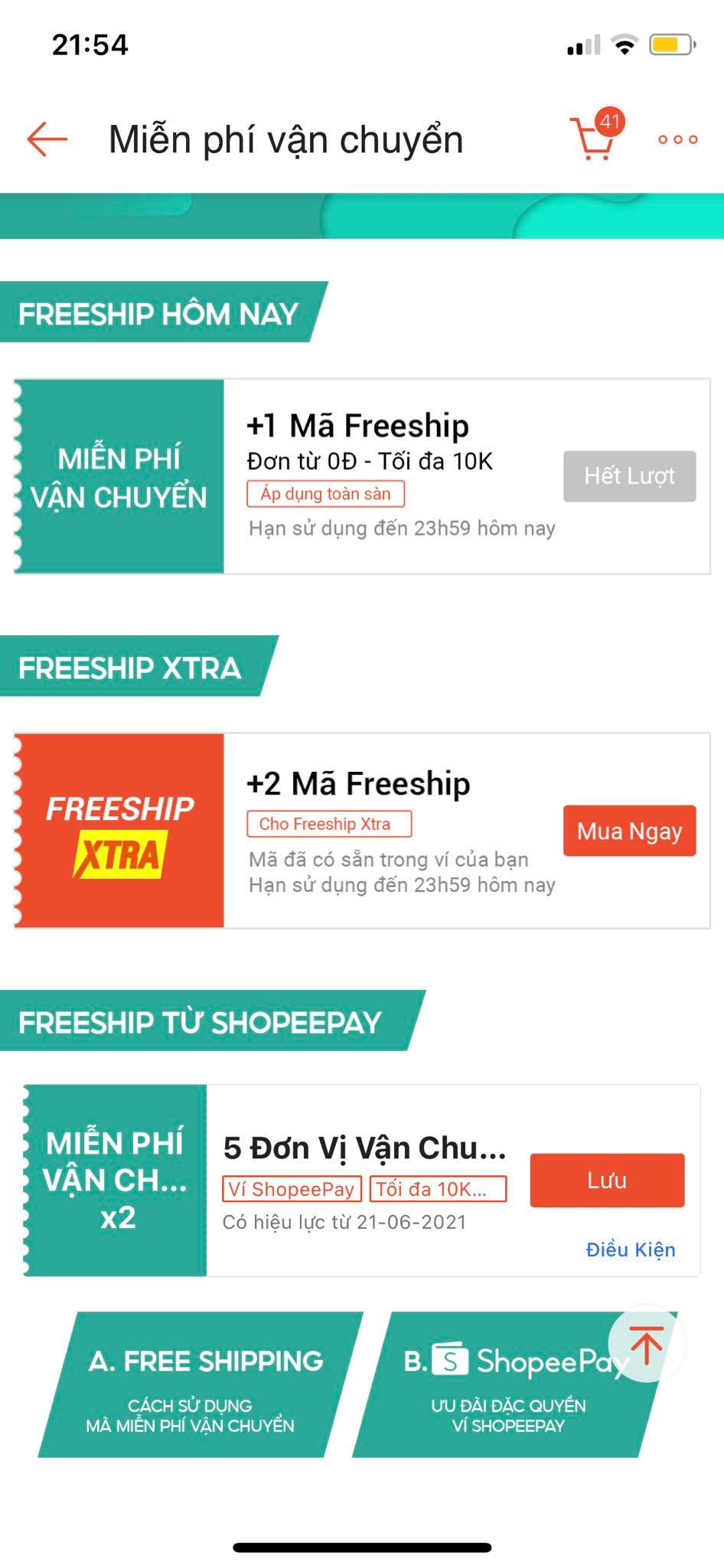 cách mua hàng trên Shopee không mất phí vận chuyển