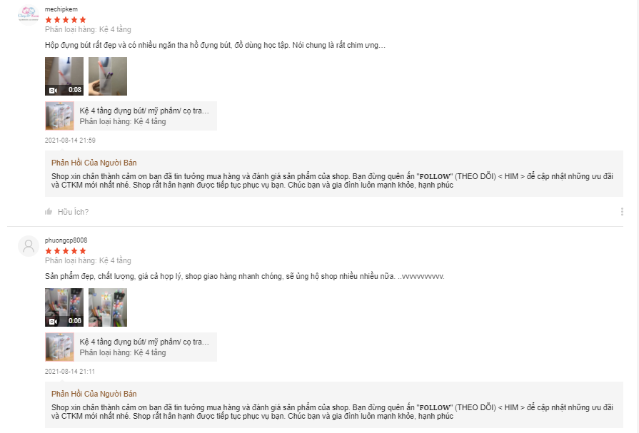 những shop bán đồ cute trên shopee