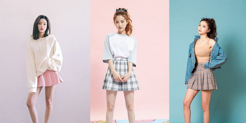 Gợi ý phối chân váy