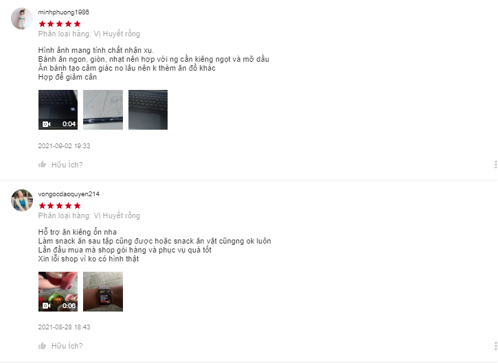 Shop bán đồ ăn giảm cân shopee