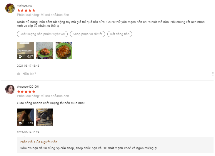 Shop bán đồ ăn giảm cân shopee