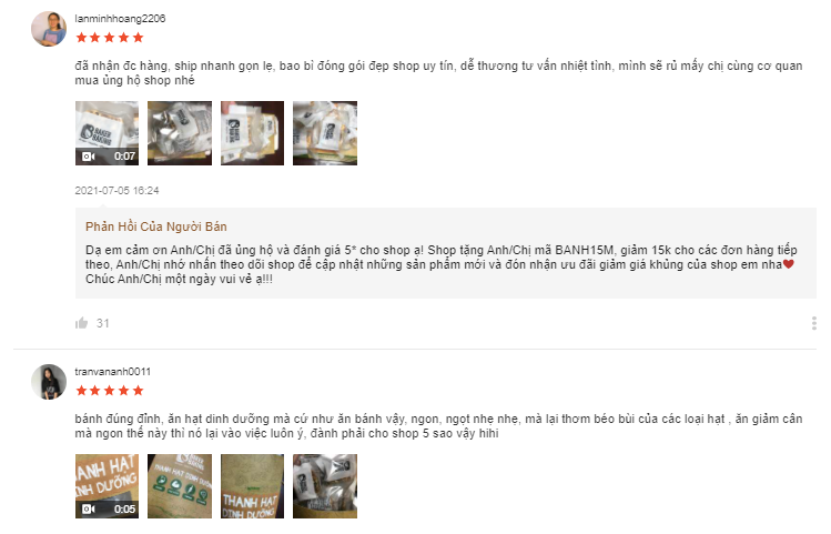 Shop bán đồ ăn vặt healthy