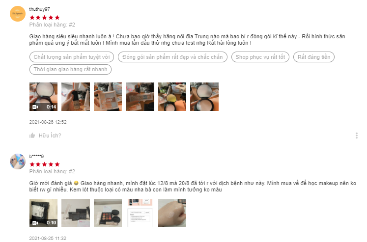 địa chỉ bán mỹ phẩm uy tín trên shopee