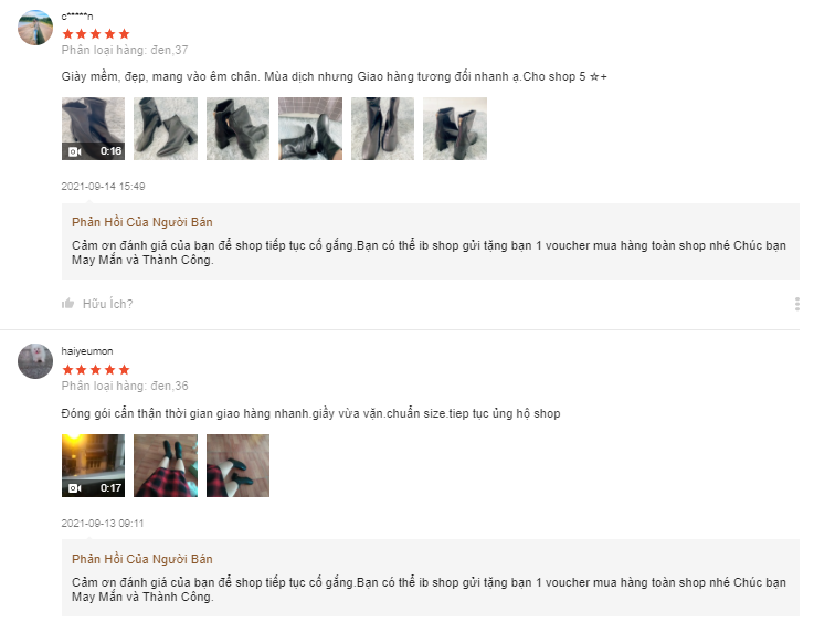 shop bán boot nữ đẹp trên shopee