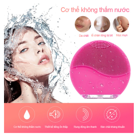review máy rửa mặt sonic facial brush