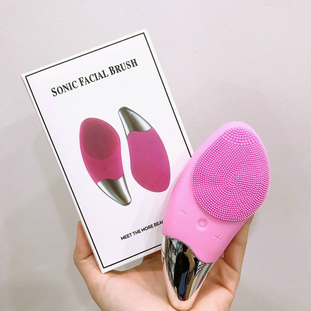 review máy rửa mặt sonic facial brush