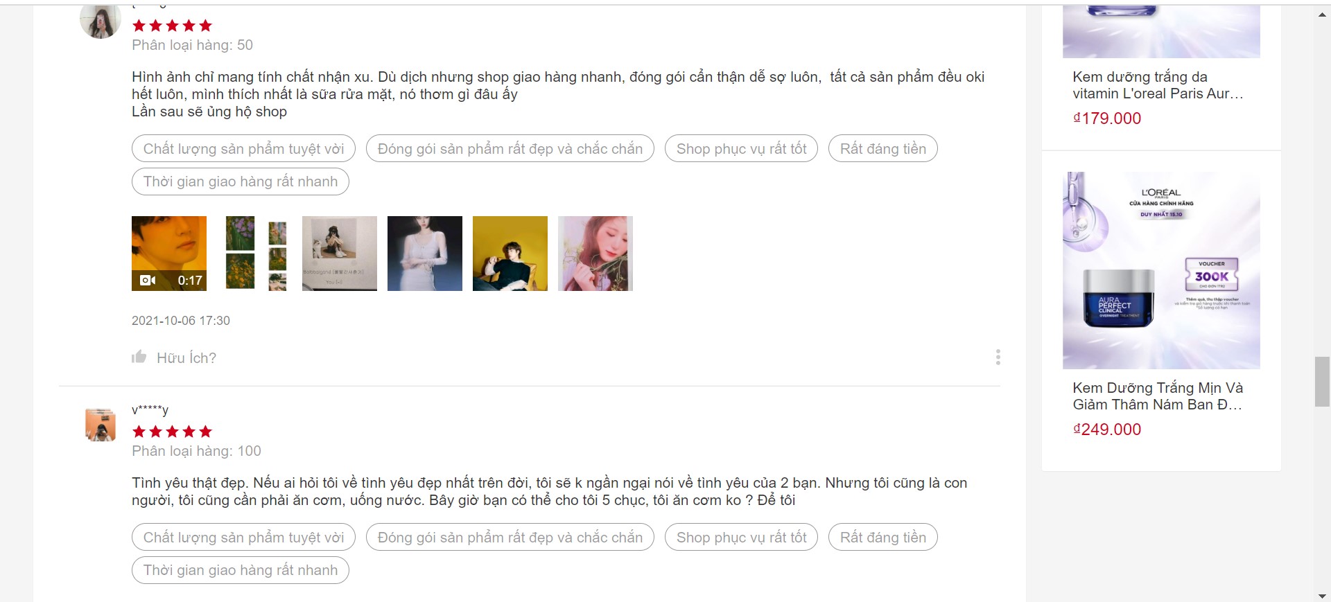 sữa rửa mặt L’Oreal có tốt không