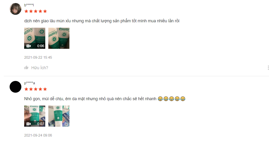 sữa rửa mặt esunvy có tốt không