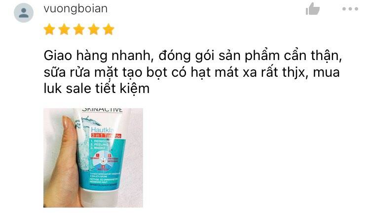 sữa rửa mặt Garnier SkinActive