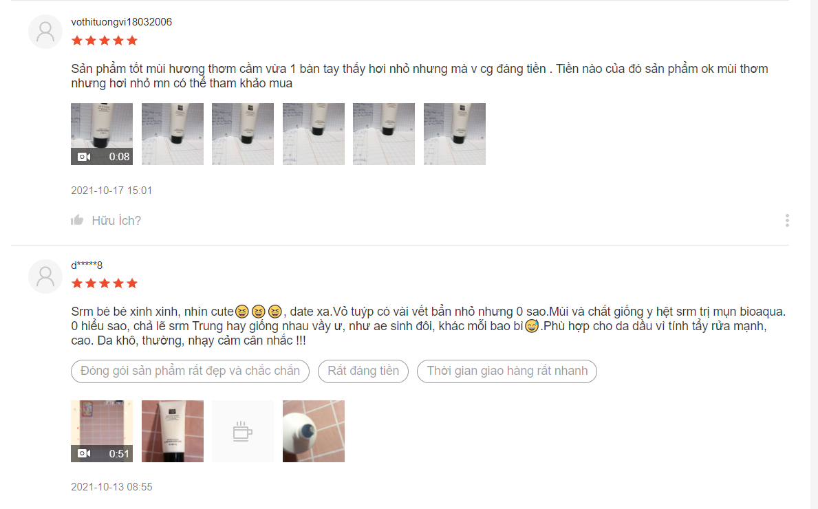 Sữa rửa mặt senana