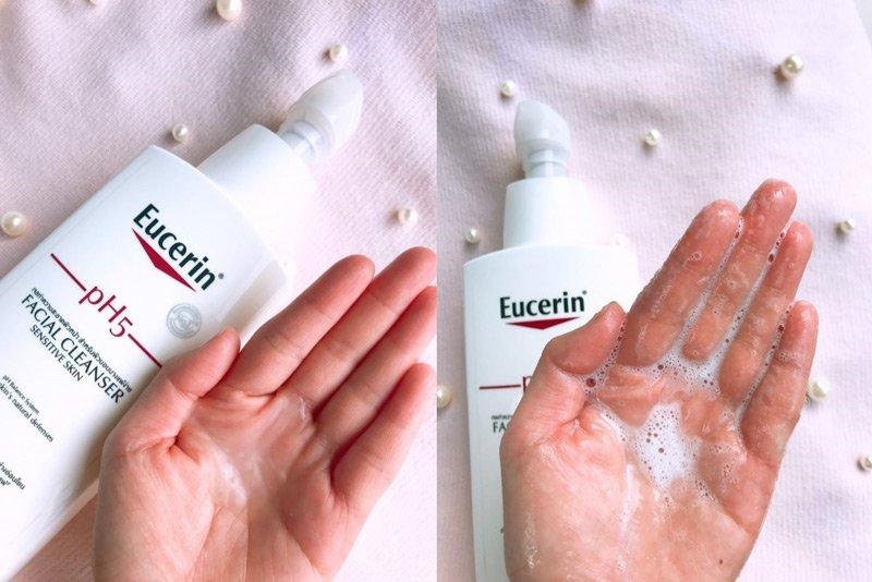 sữa rửa mặt eucerin ph5