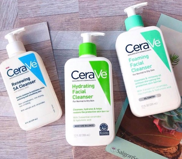review sữa rửa mặt cerave