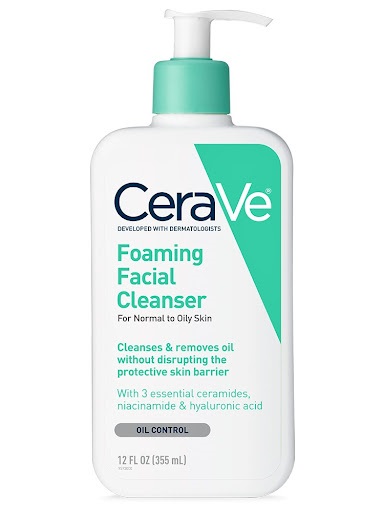 review sữa rửa mặt cerave