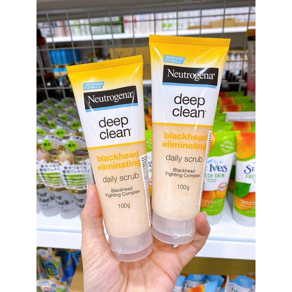 Sữa rửa mặt Neutrogena Deep Clean BlackHead Eliminating