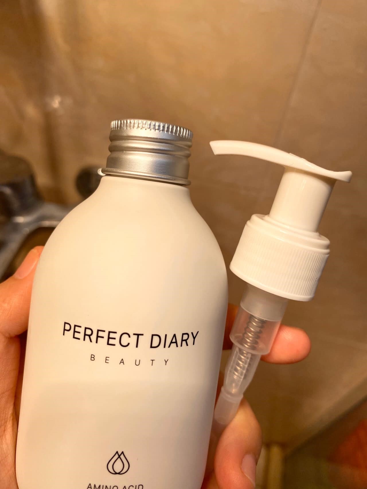 review sữa rửa mặt perfect diary