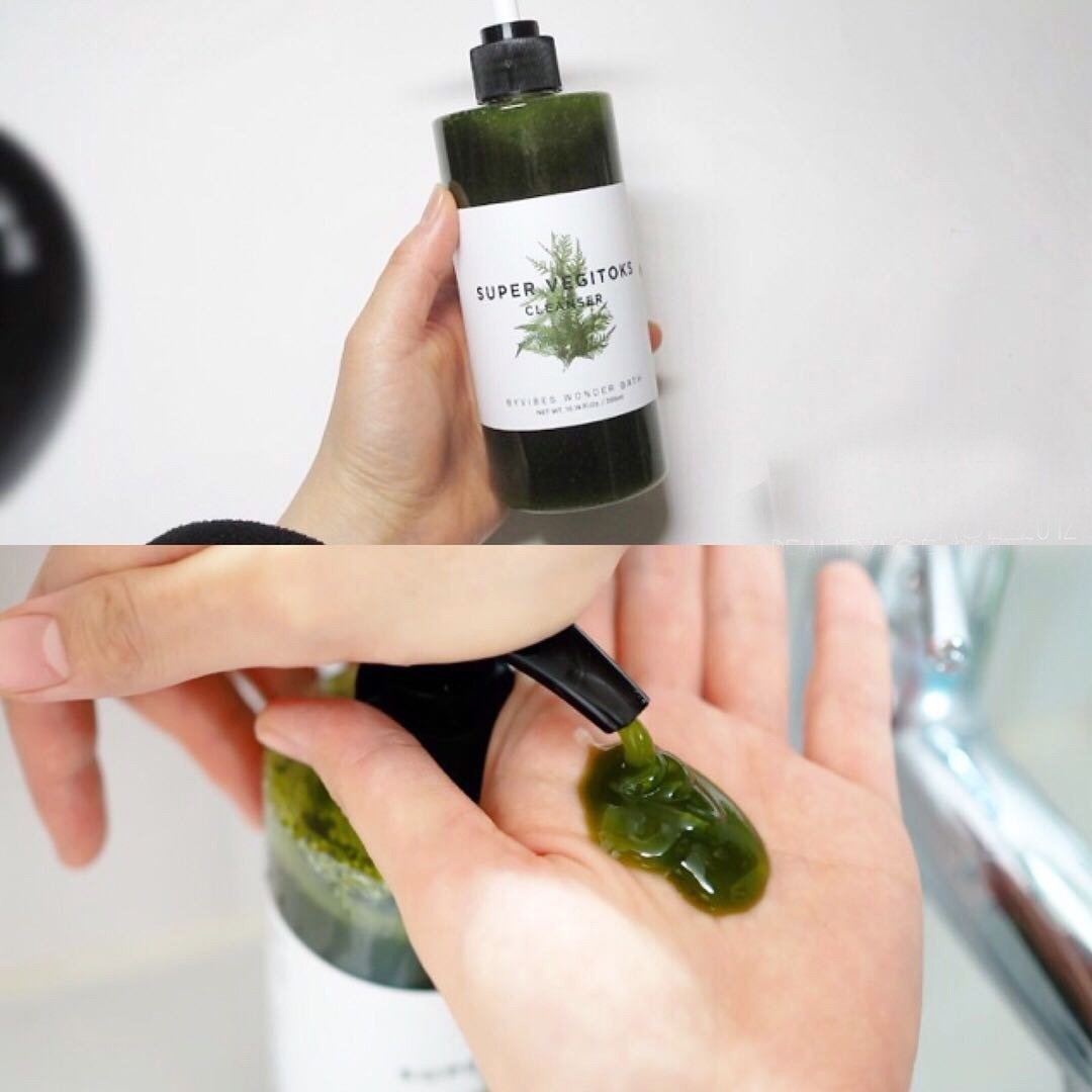 review sữa rửa mặt rau củ