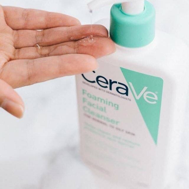 review sữa rửa mặt cerave