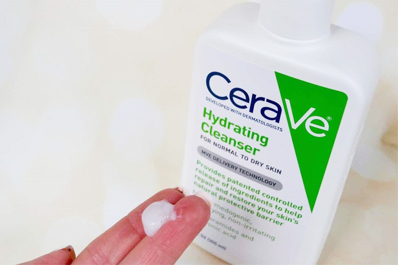 review sữa rửa mặt cerave