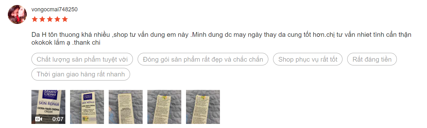 kem dưỡng Martiderm