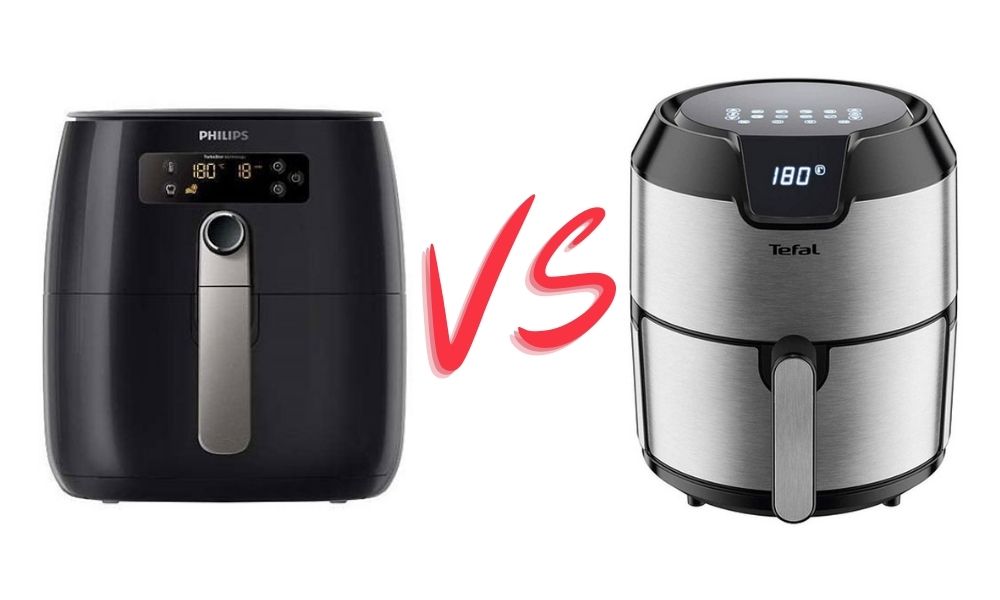 So sánh nồi chiên không dầu Philips và Tefal