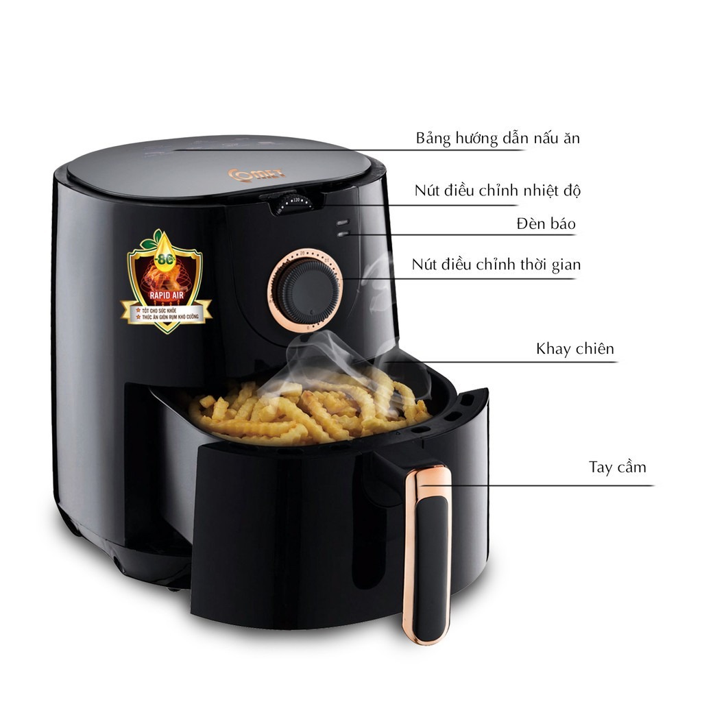 Nồi chiên không dầu Comet CM6836
