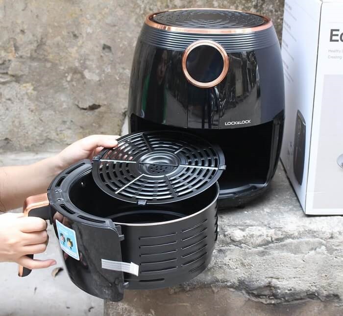 nồi chiên không dầu lock&lock