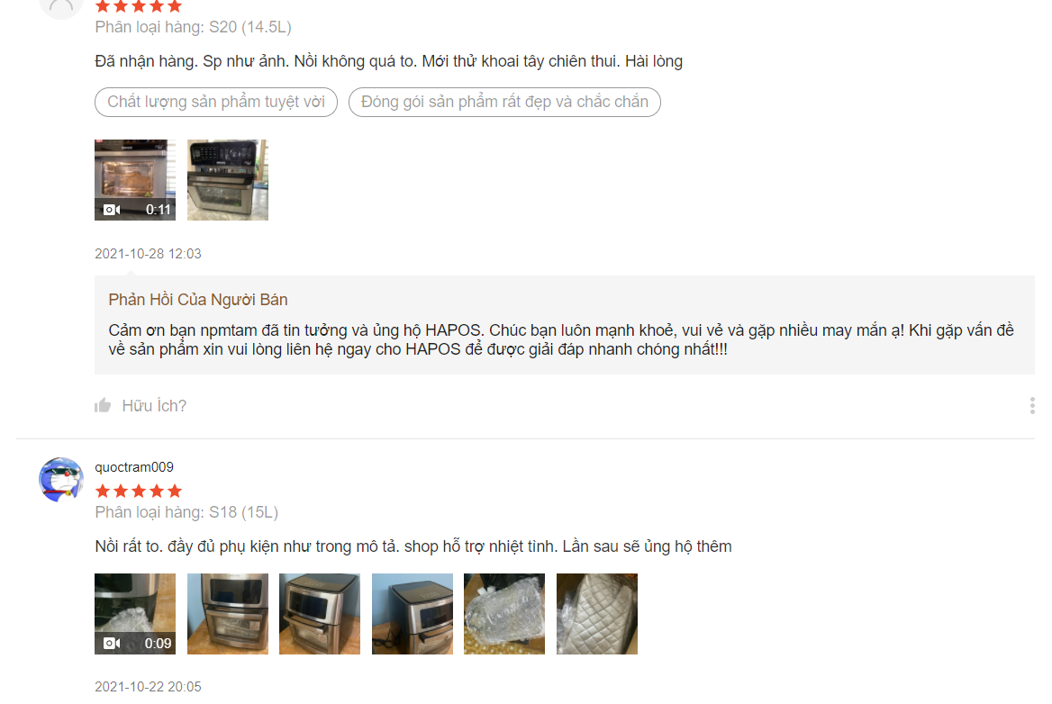 nồi chiên không dầu 2good s20