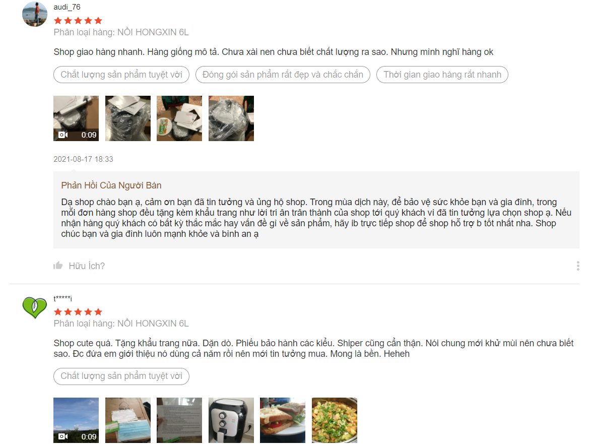 nồi chiên không dầu hongxin