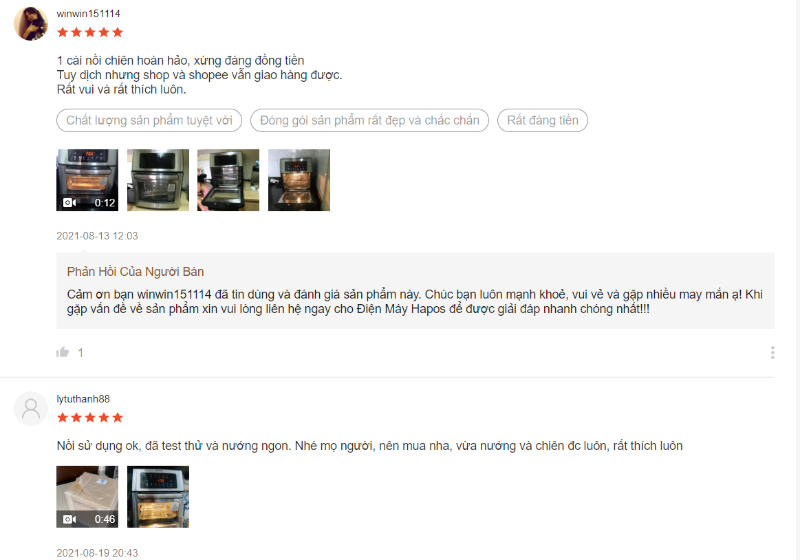 nồi chiên không dầu 2good s20