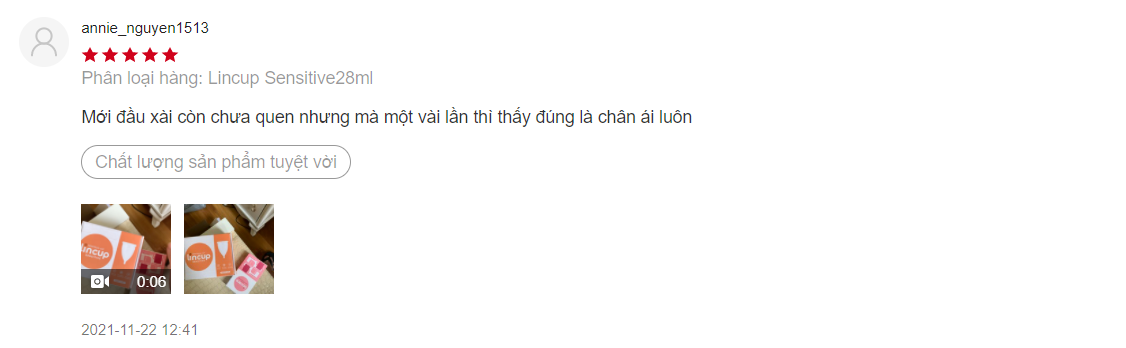 cốc nguyệt san lincup chính hãng