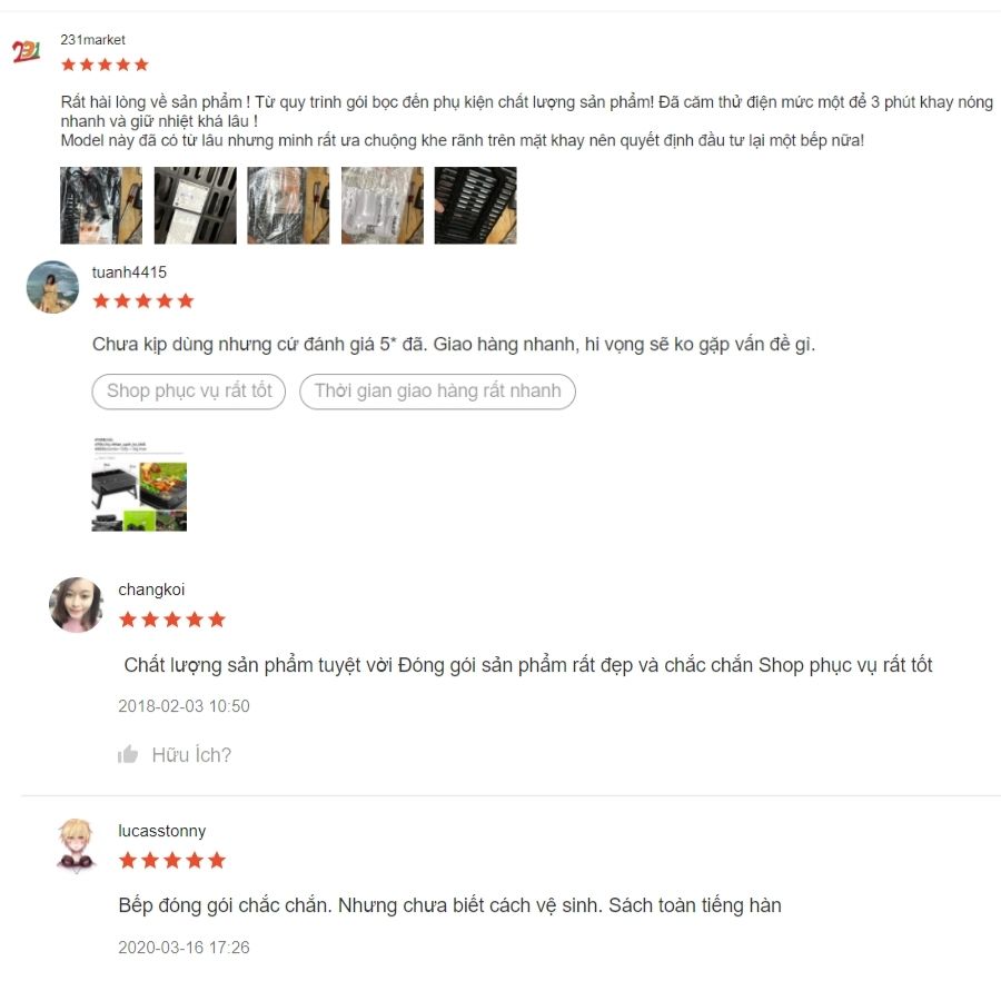 Đánh giá bếp nướng Hàn Quốc