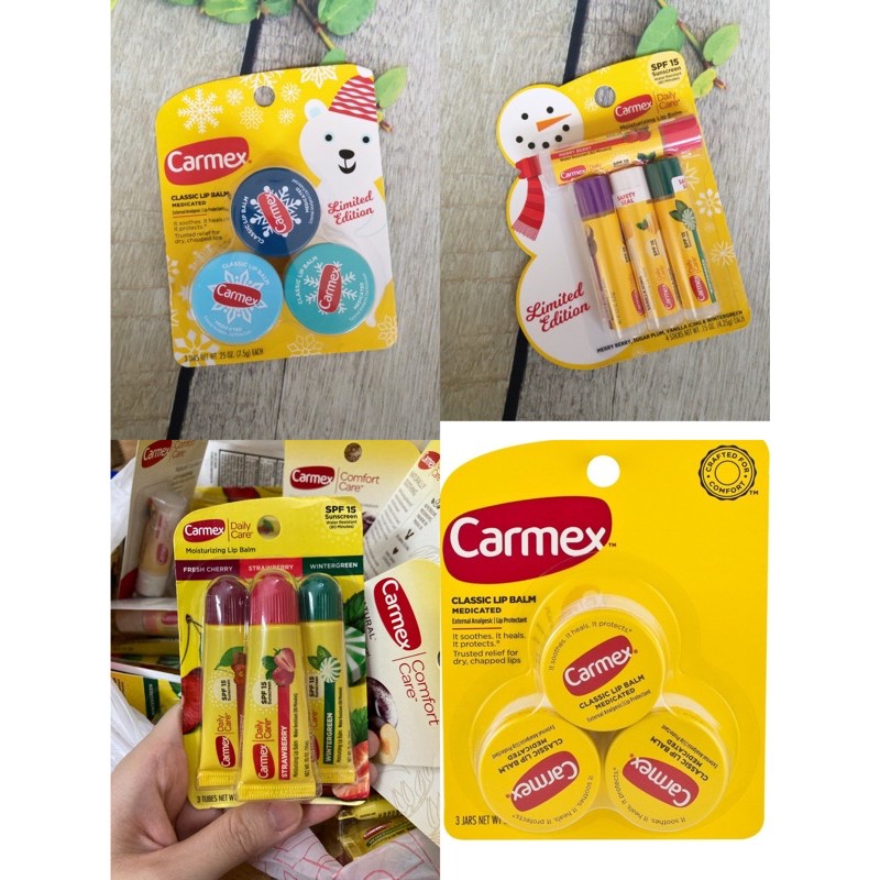 Son dưỡng môi Carmex Medicated Lip Balm