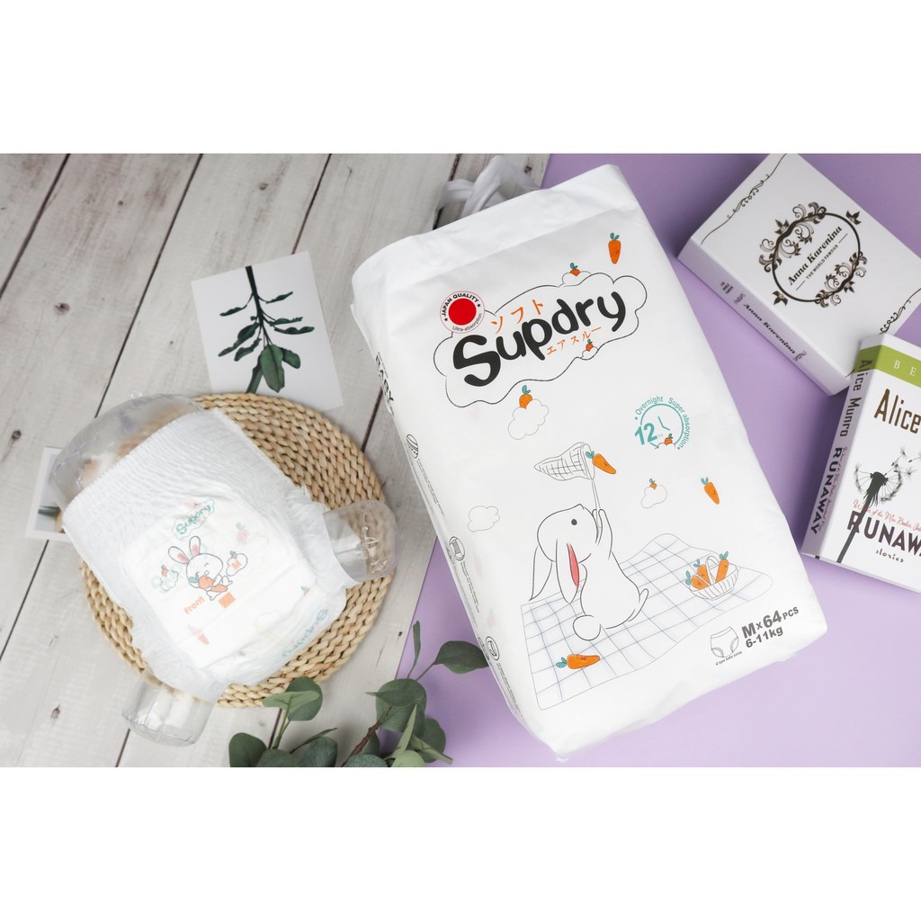 review bỉm nội địa Trung Supdry