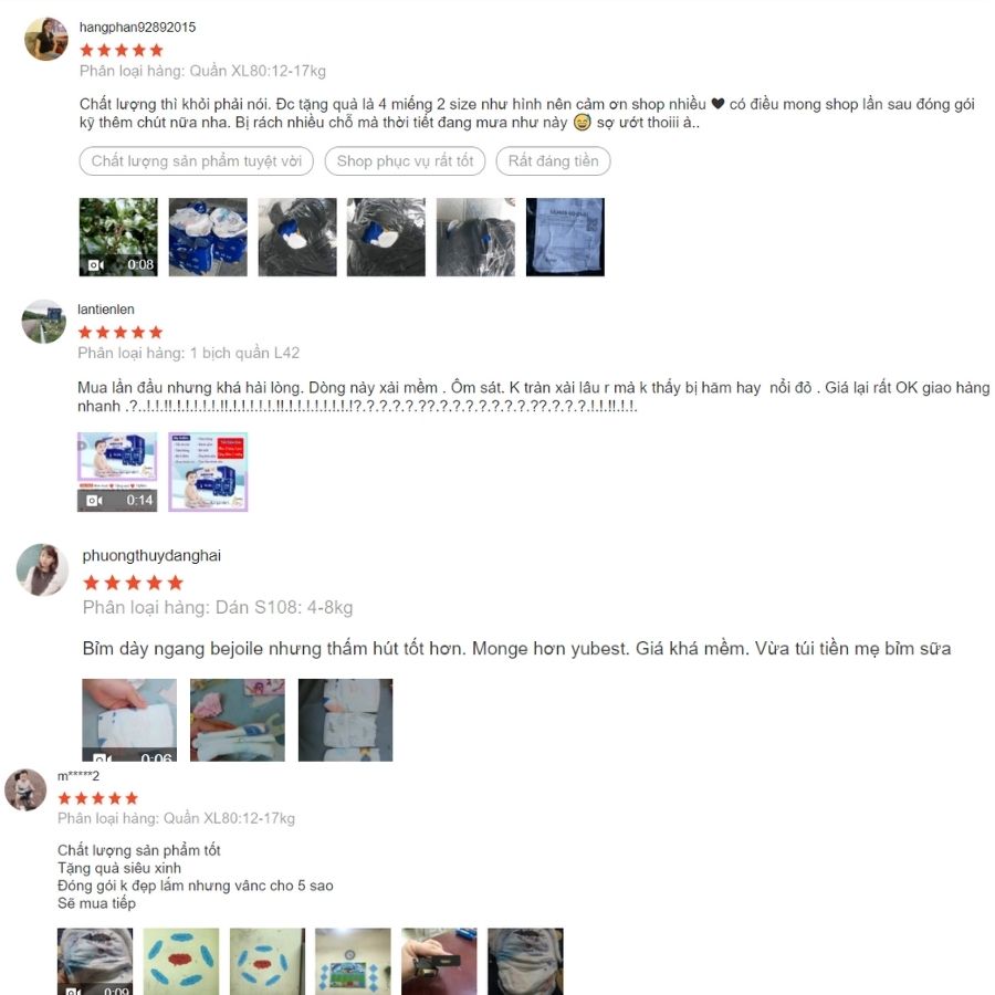 review bỉm nội địa Trung Youli