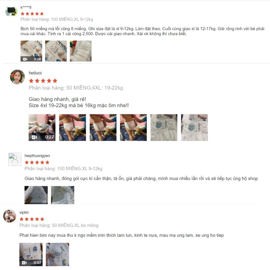 review bỉm nội địa Trung Hipgig