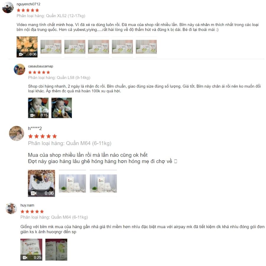 Review bỉm nội địa Trung Supdry