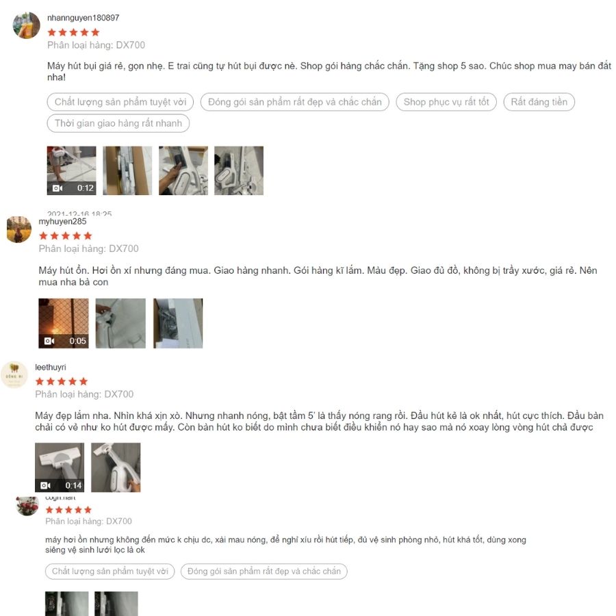 review máy hút bụi Deerma