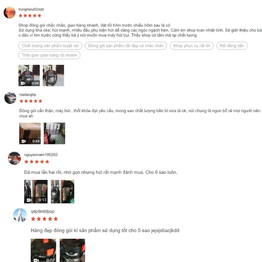 máy hút bụi gia đình loại nào tốt