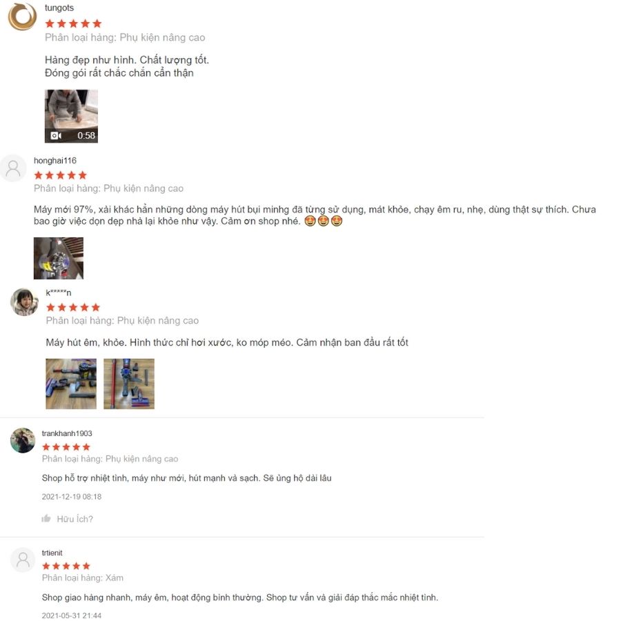 review máy hút bụi Dyson